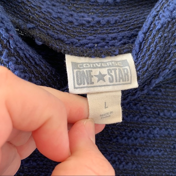 3/$20 Converse One Star Striped Cowl Neck Sweater - Picture 3 of 5